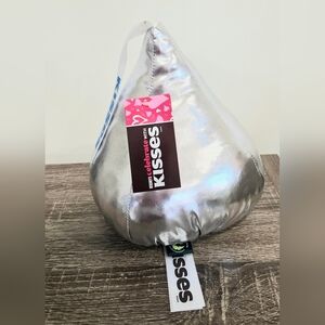 Kisses Hershey's Milk Chocolate Candy Collectible Silver Color Plush 9"